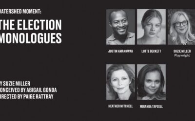 Suzie Miller’s THE ELECTION MONOLOGUES one-night-only event